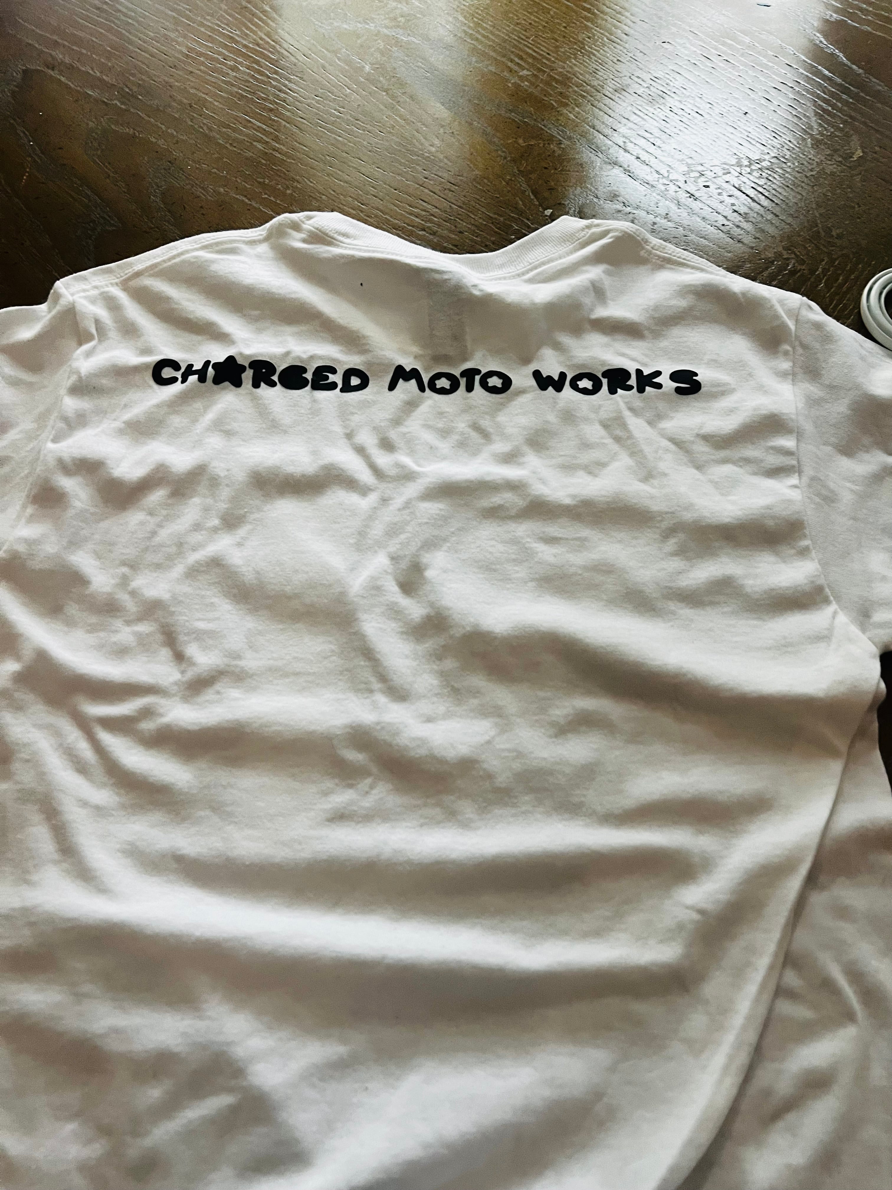Charged moto works shirt