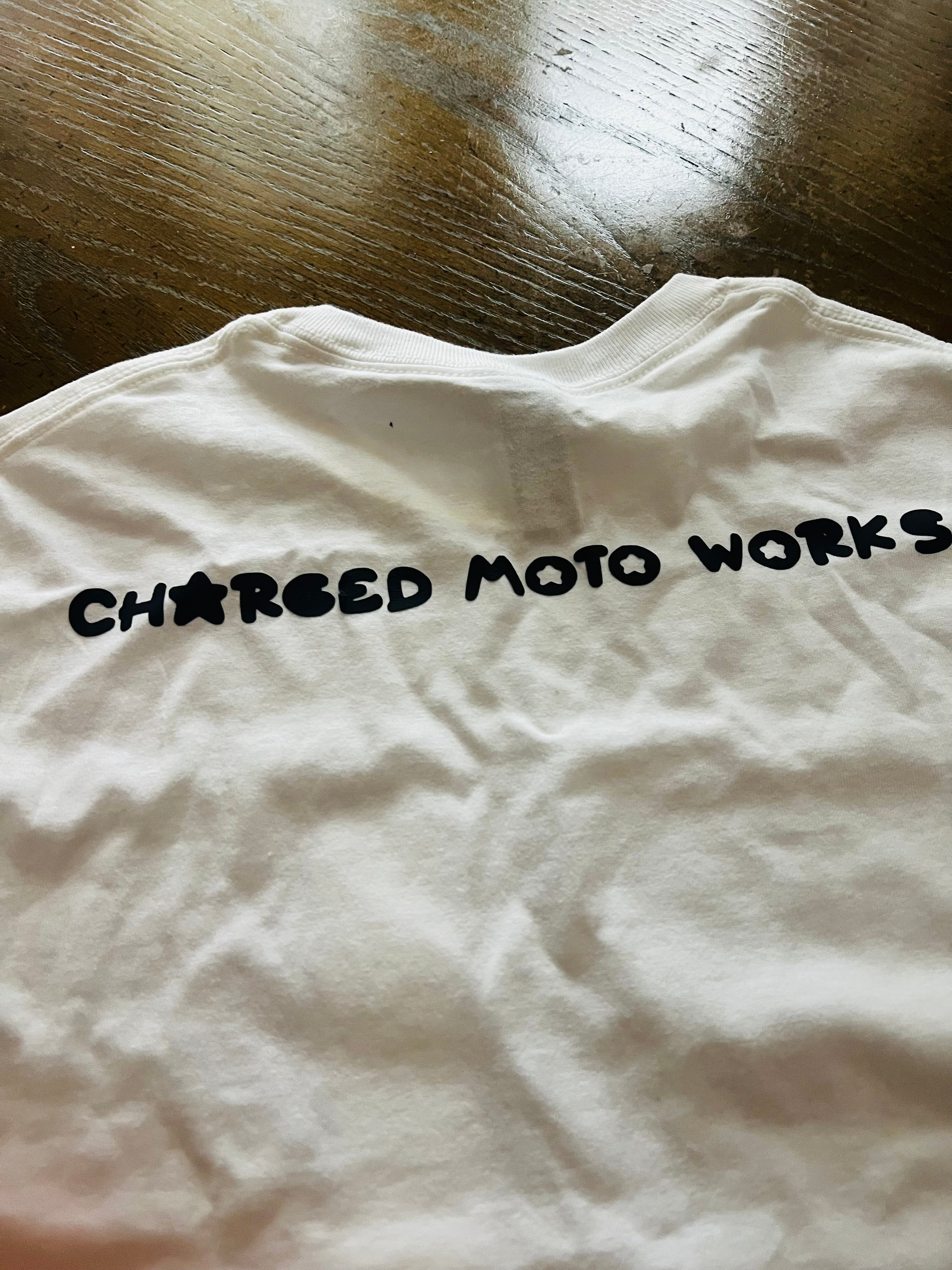 Charged moto works shirt