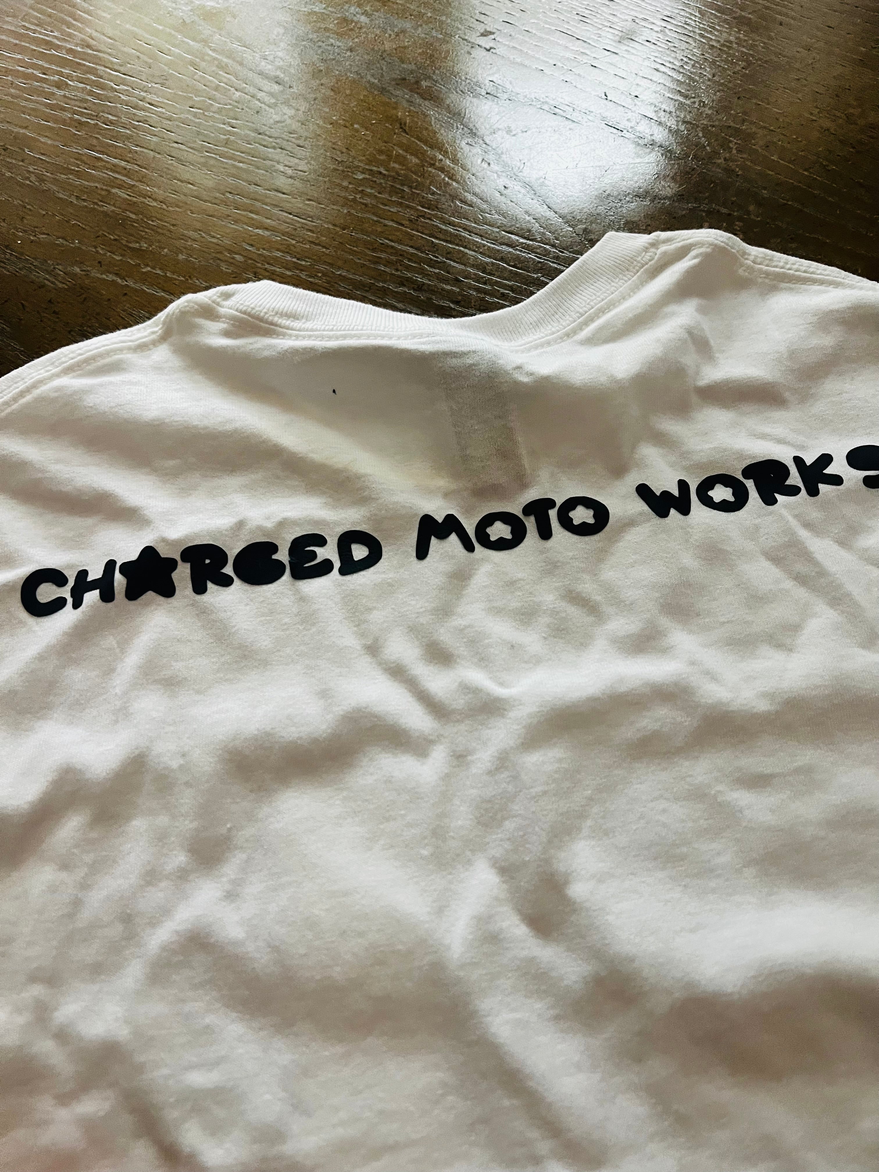 Charged moto works shirt