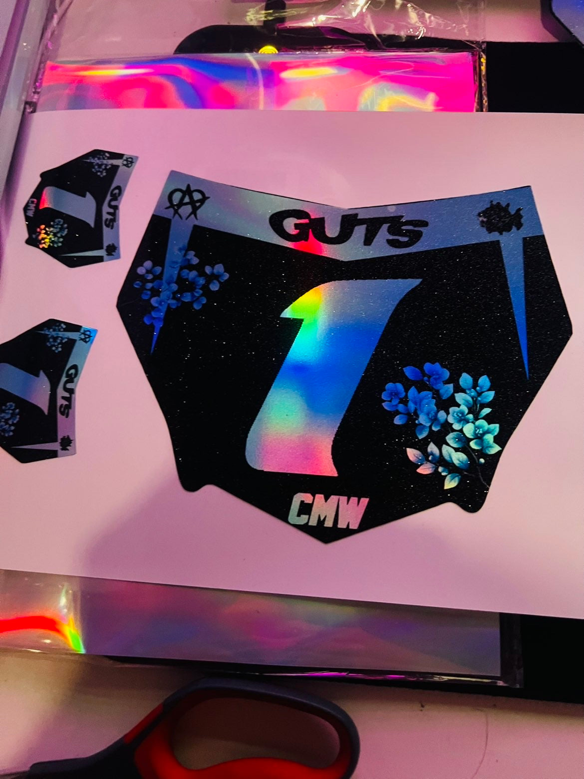 motocutz plate decal