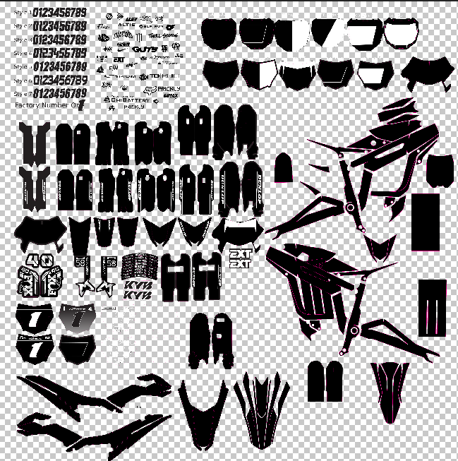 Decal Template Starter Pack (PRE-SIZED)