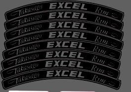 excel rim decals